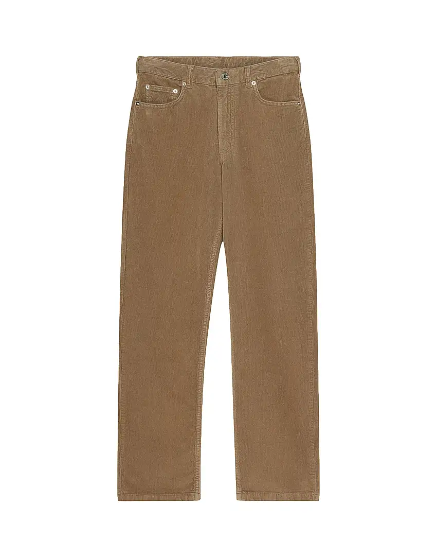 VANESSA BRUNO Pantaloni Timael in Velluto a Coste Amande