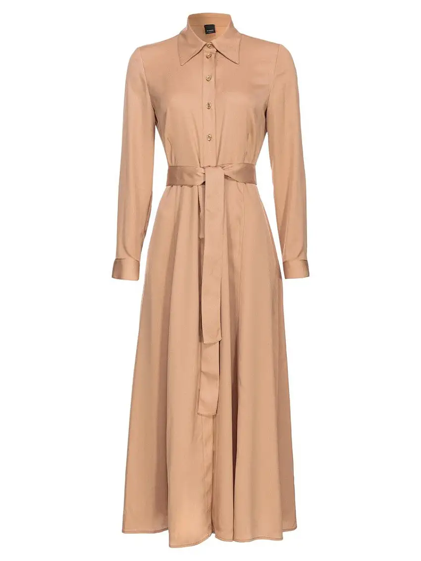 Abito Amimone Pinko Chemisier Satin Matte