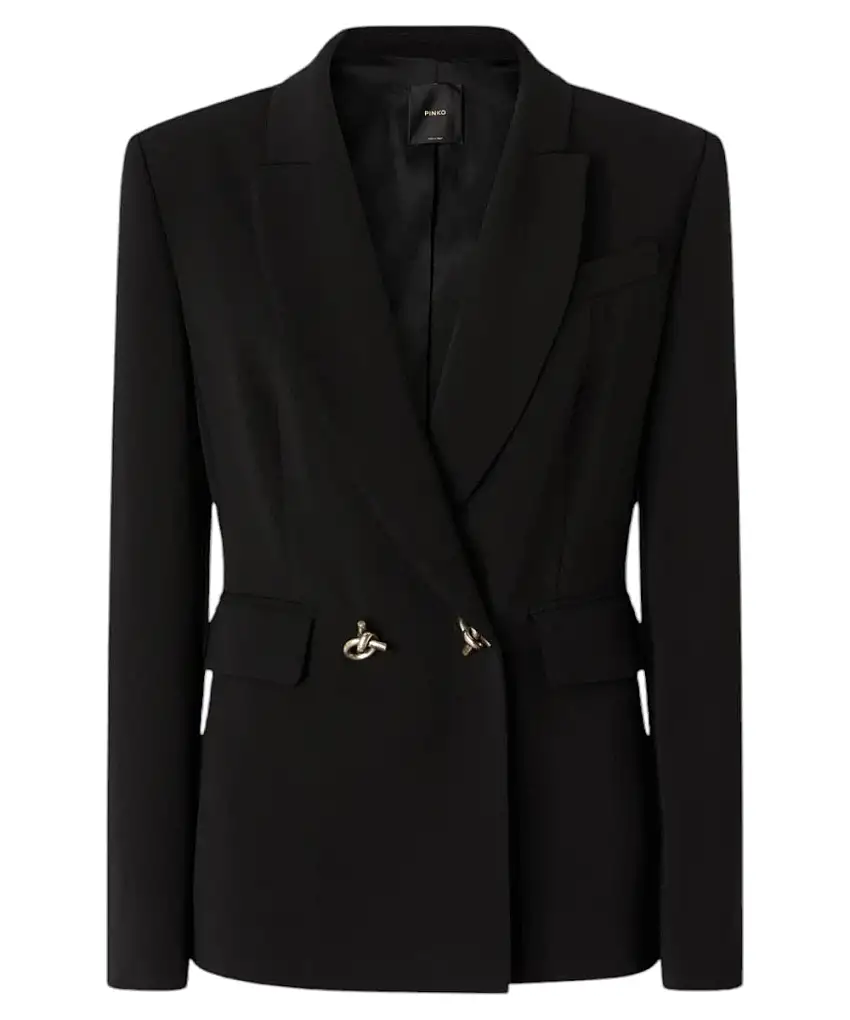 Blazer Grenoble Doppiopetto con Bottoni in Metallo – Eleganza Sartoriale