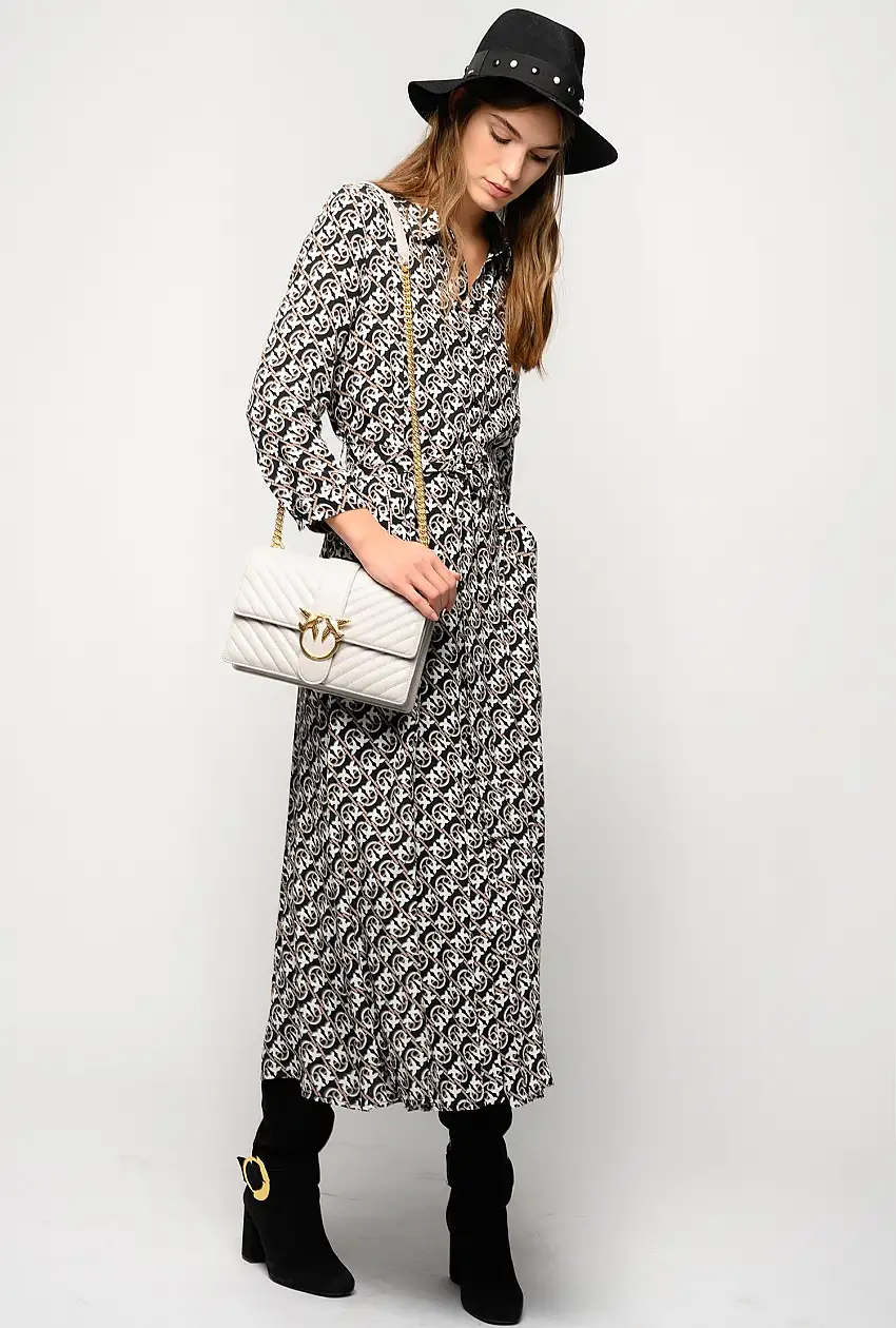 Abito Chemisier Lungo - Monogram