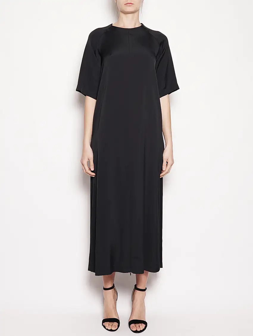 Abito con zip Nero