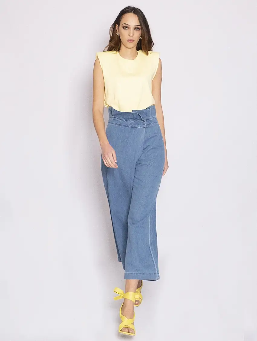 Canotta con Spalline - Giallo