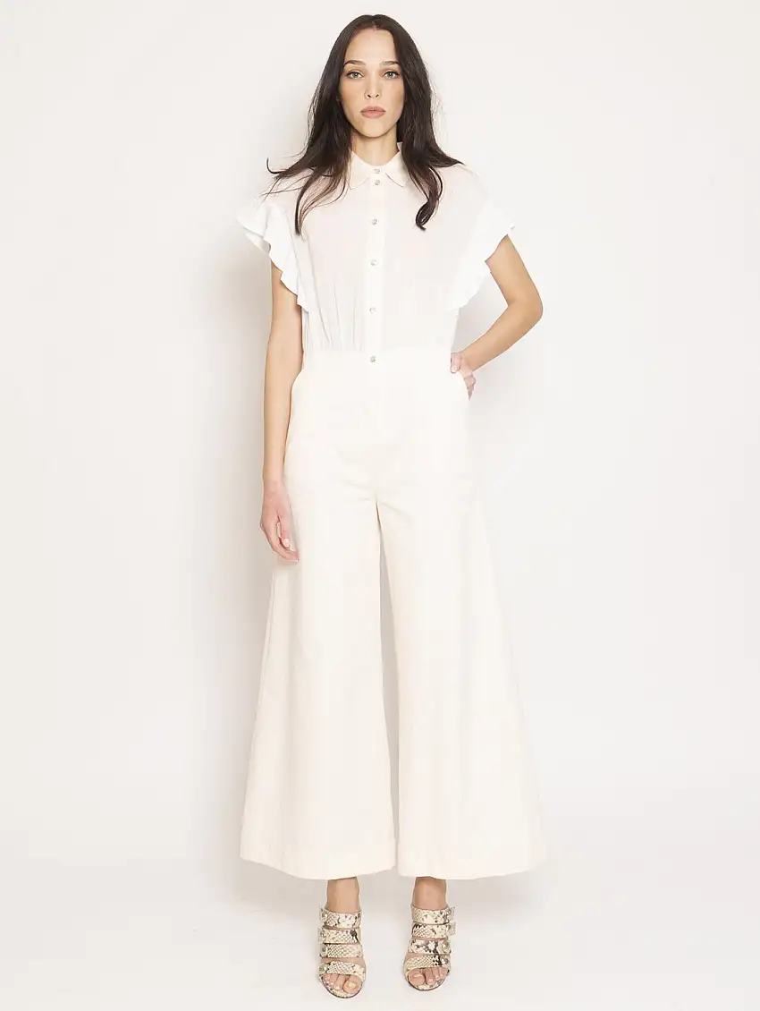 Tuta in Rasatello Ercolino Bianco