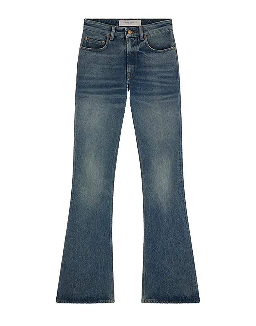 GOLDEN GOOSE Journey Denim Bootcut/ Blue Medium Wash