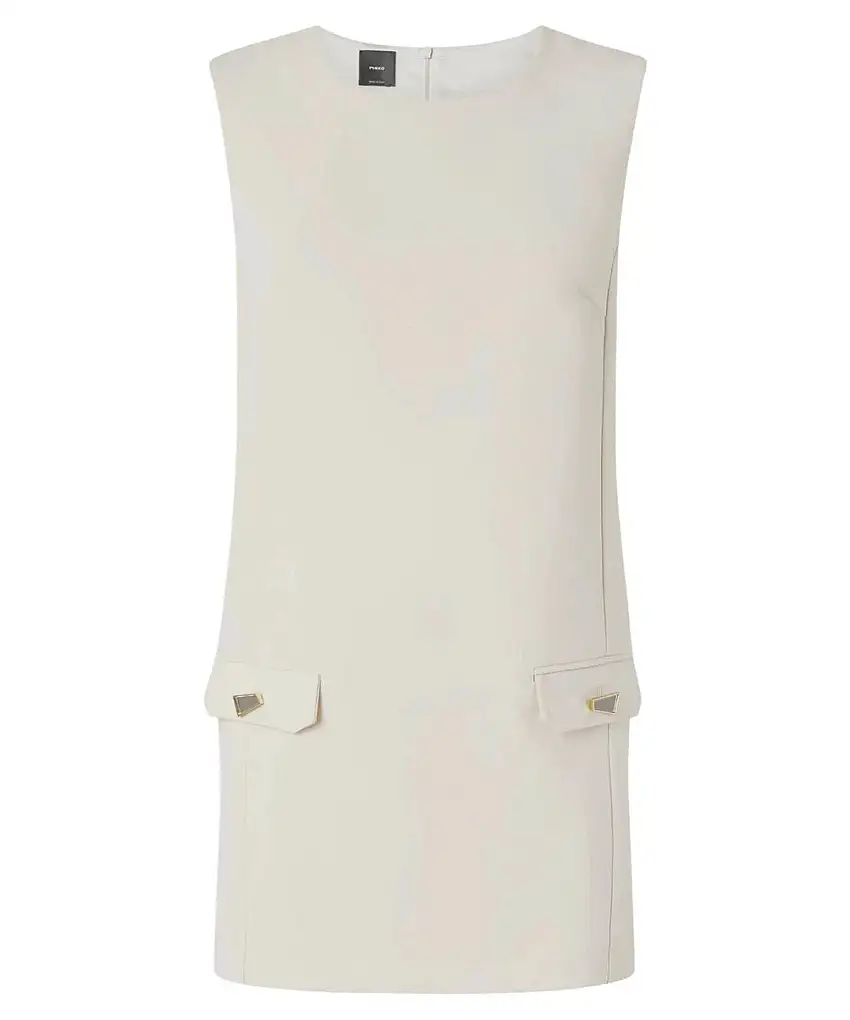 Abito Firmo Elegante | Scollo Rotondo Senza Maniche