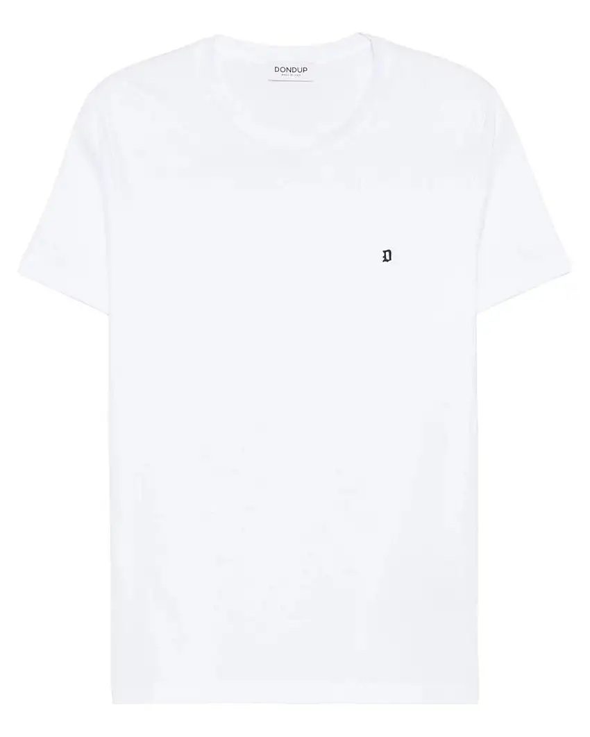 T-shirt con Logo Gommato DONDUP | Stile minimal in puro cotone