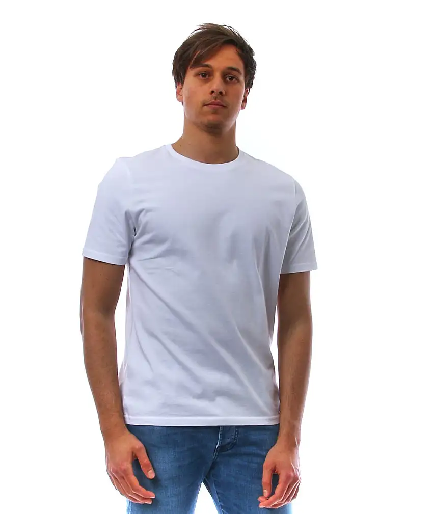 ALTEA WHITE COTTON T-SHIRT 215255