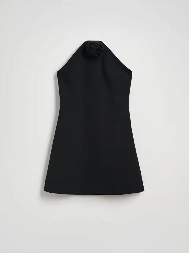 Abito con stampa rose Colore nero