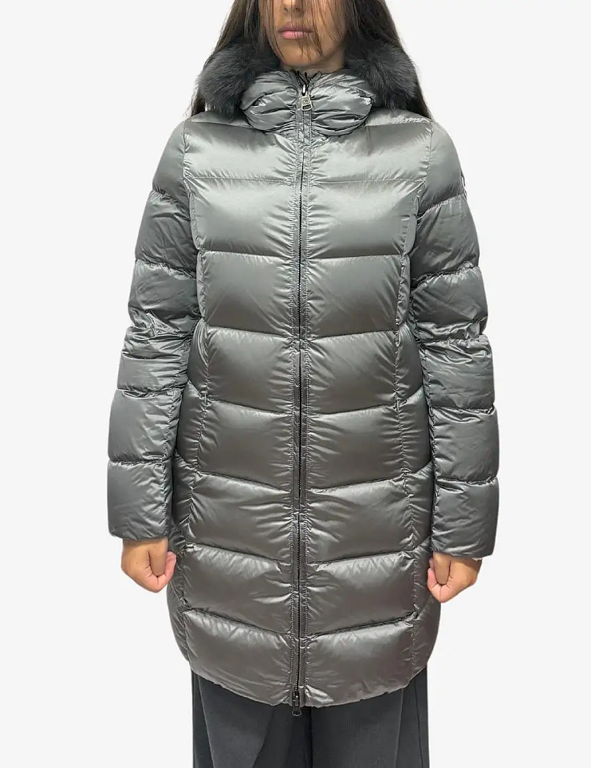 Piumino Colmar lungo con cappuccio