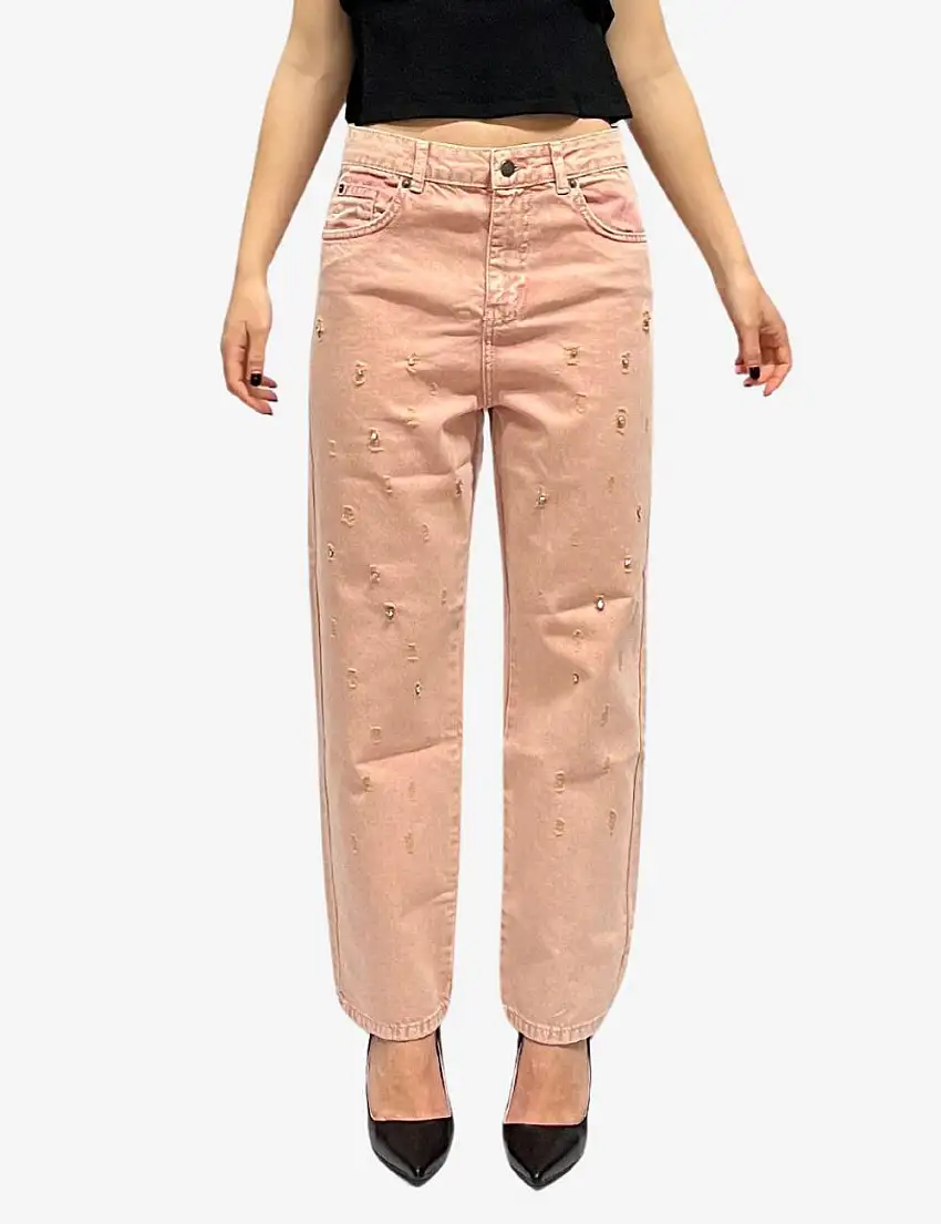 Pantalone Twinset Actitude con brillantini donna