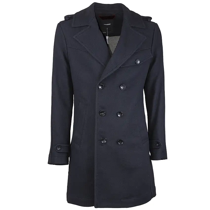 Cappotto Doppio Petto Pattine alle Spalle