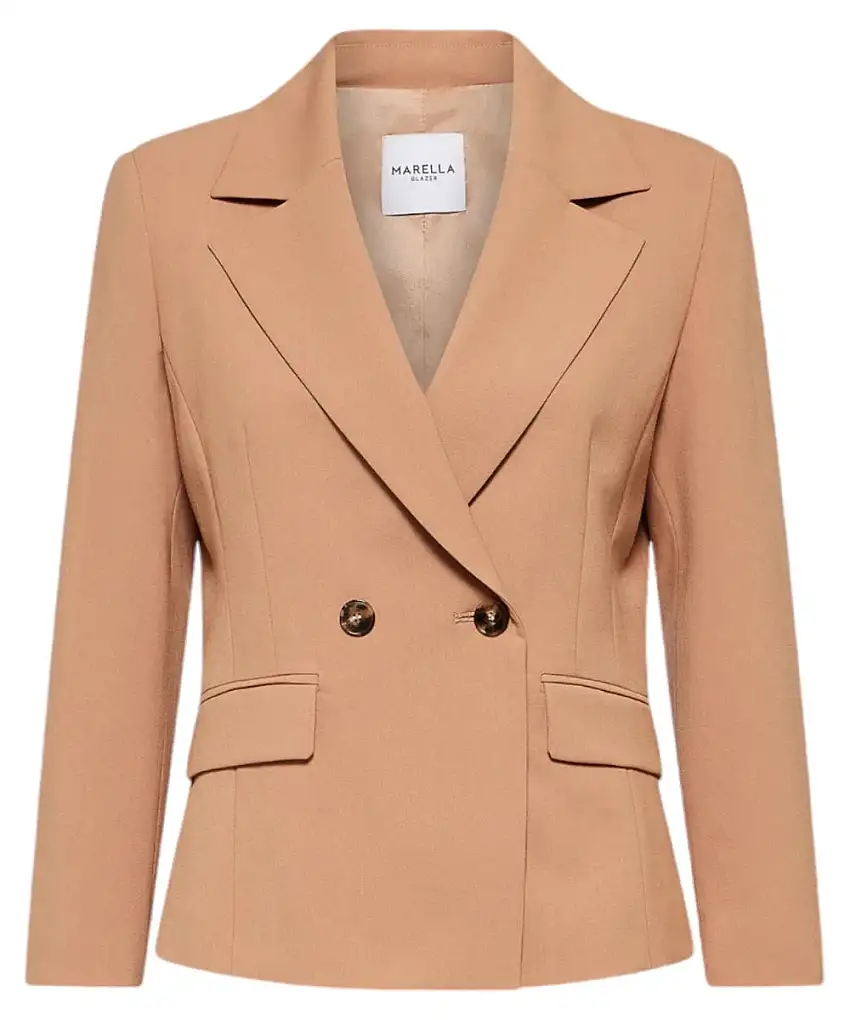 Acquista Blazer Tema Doppio Petto in Gabardina di Lana - Eleganza e Confort