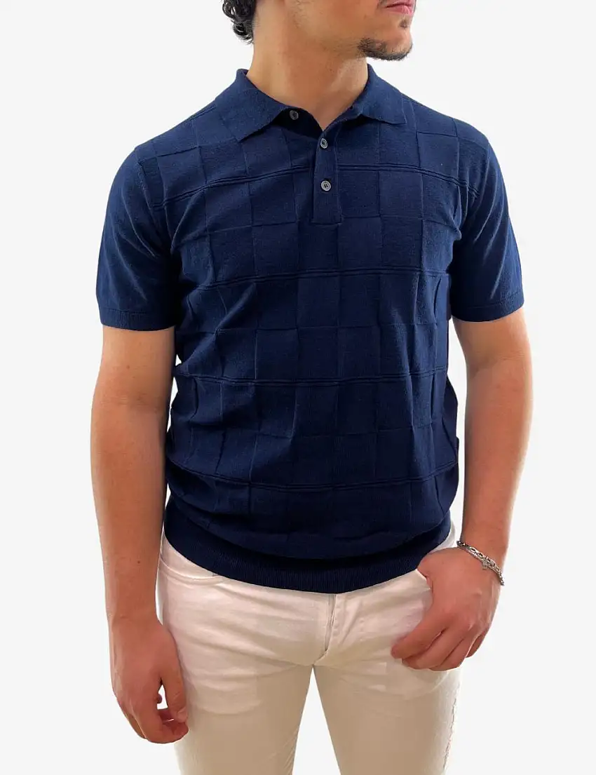 Polo Liu Jo con ricamo "Square" uomo