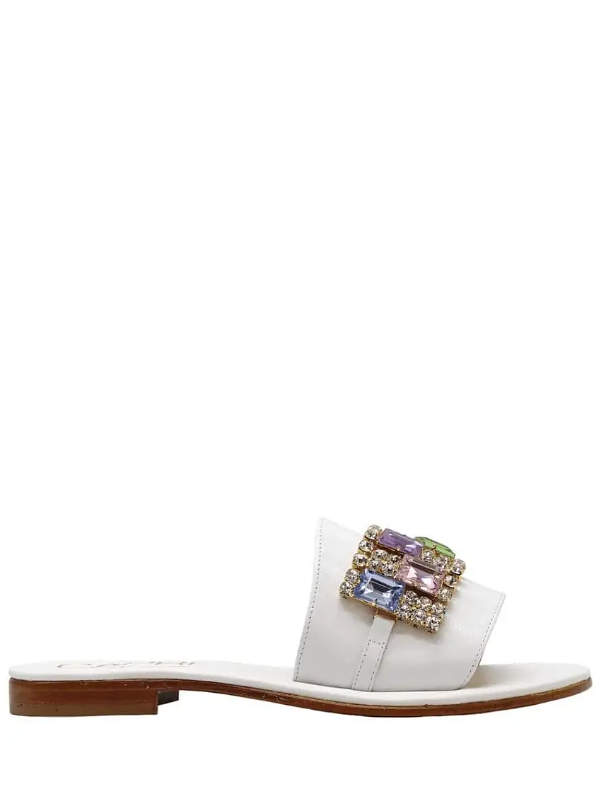 Ciabatta capresi con cristalli colorati di Capri