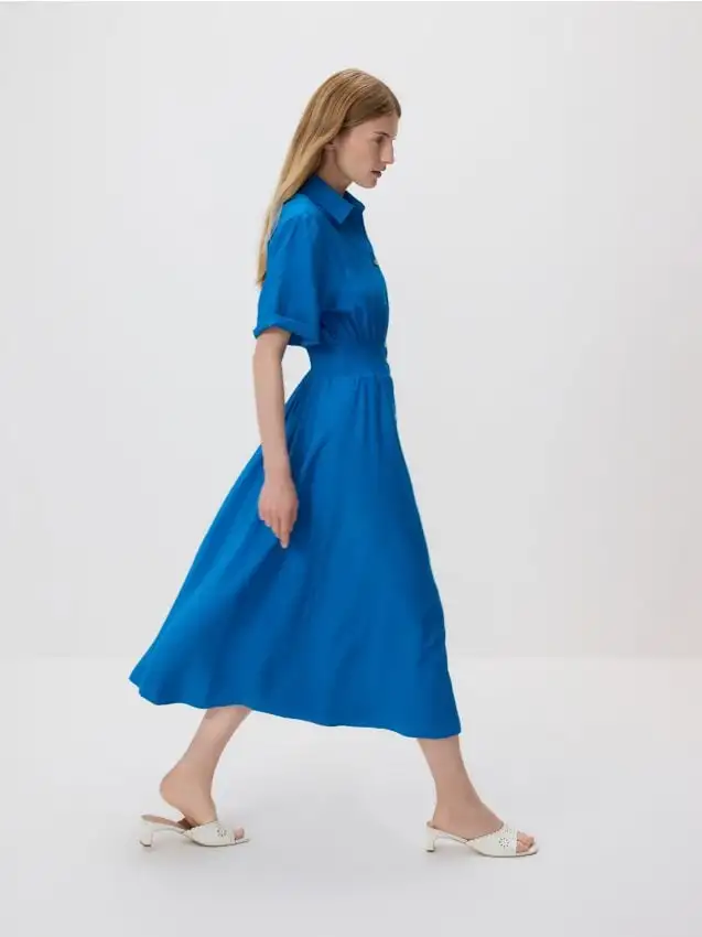 Abito chemisier Colore indaco