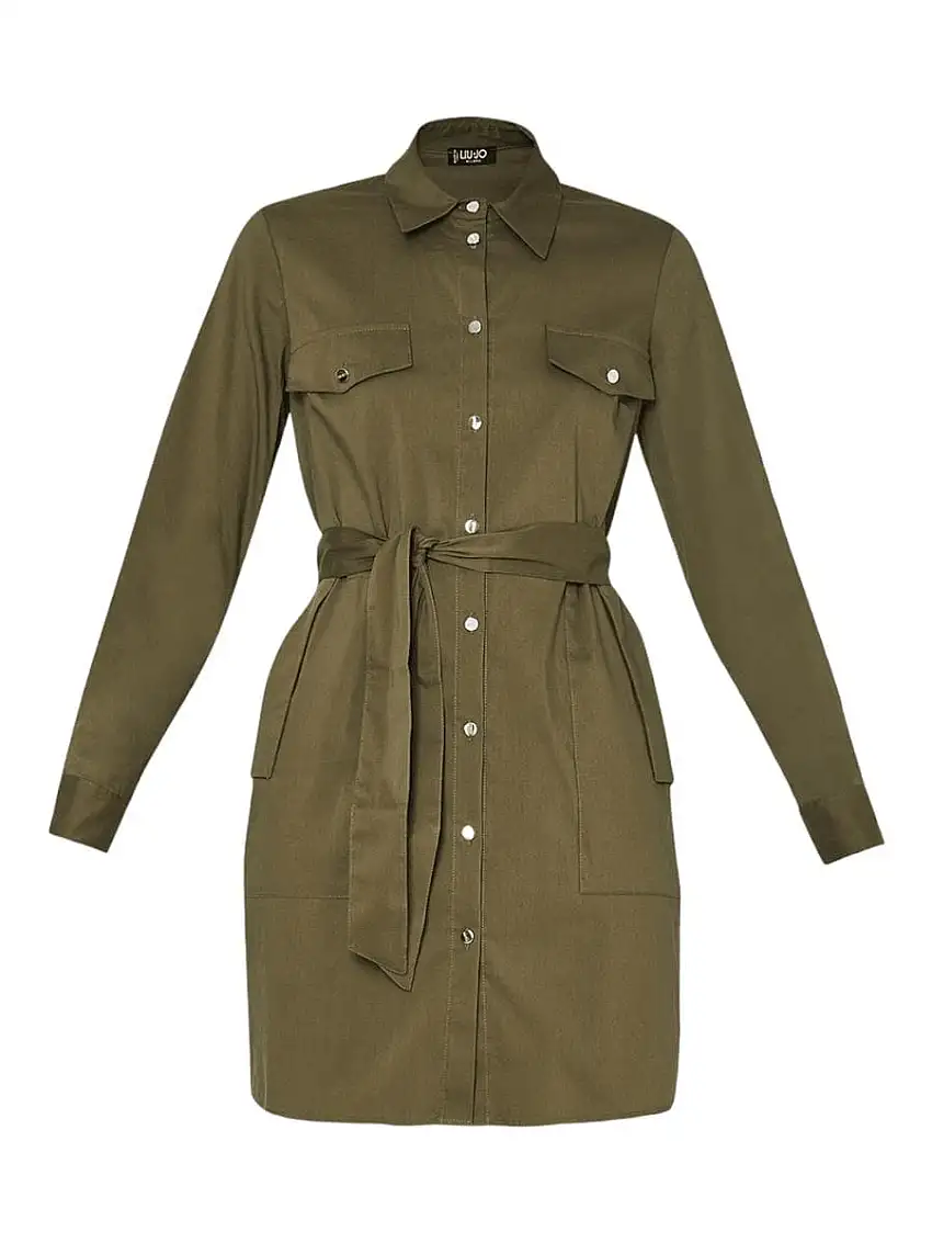 Vestito chemisier in popeline di Liu-Jo su