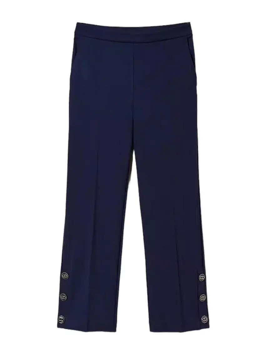 TWINSET Women's Trousers 241TP2273 00305 Blue