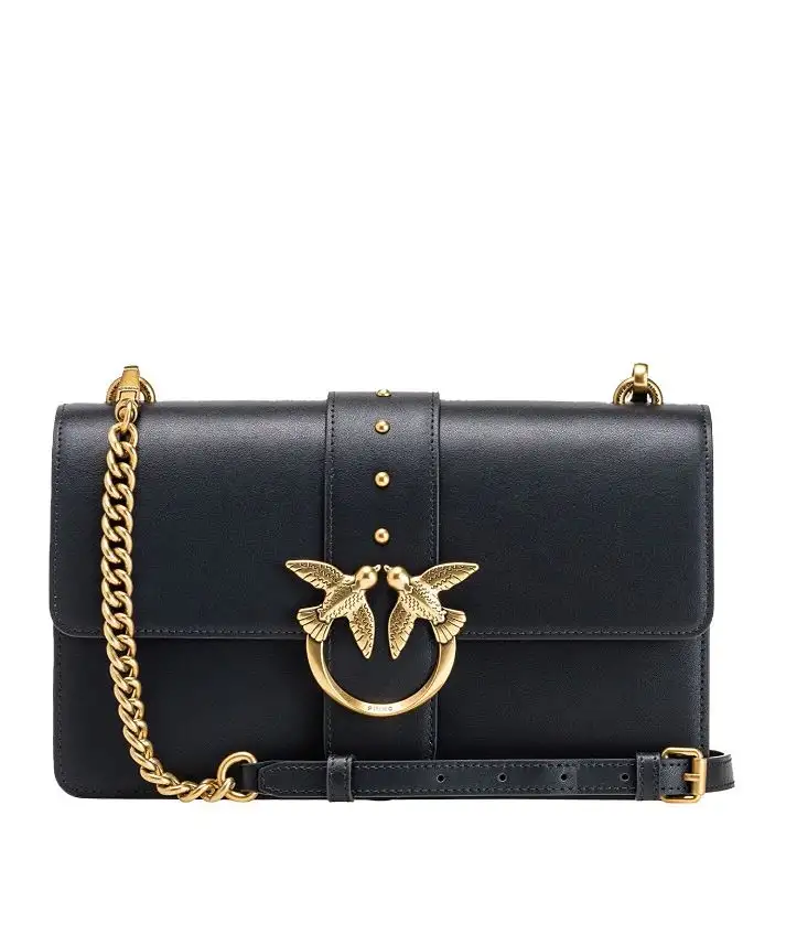 Pinko Classic Love One Simply Bag 100053-A0F1 Black Gold