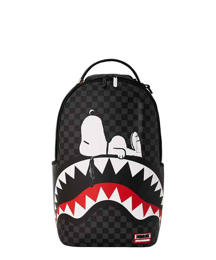 Zaino Sprayground Snoopy Chilling DLXV Ecopelle con Scomparto Laptop