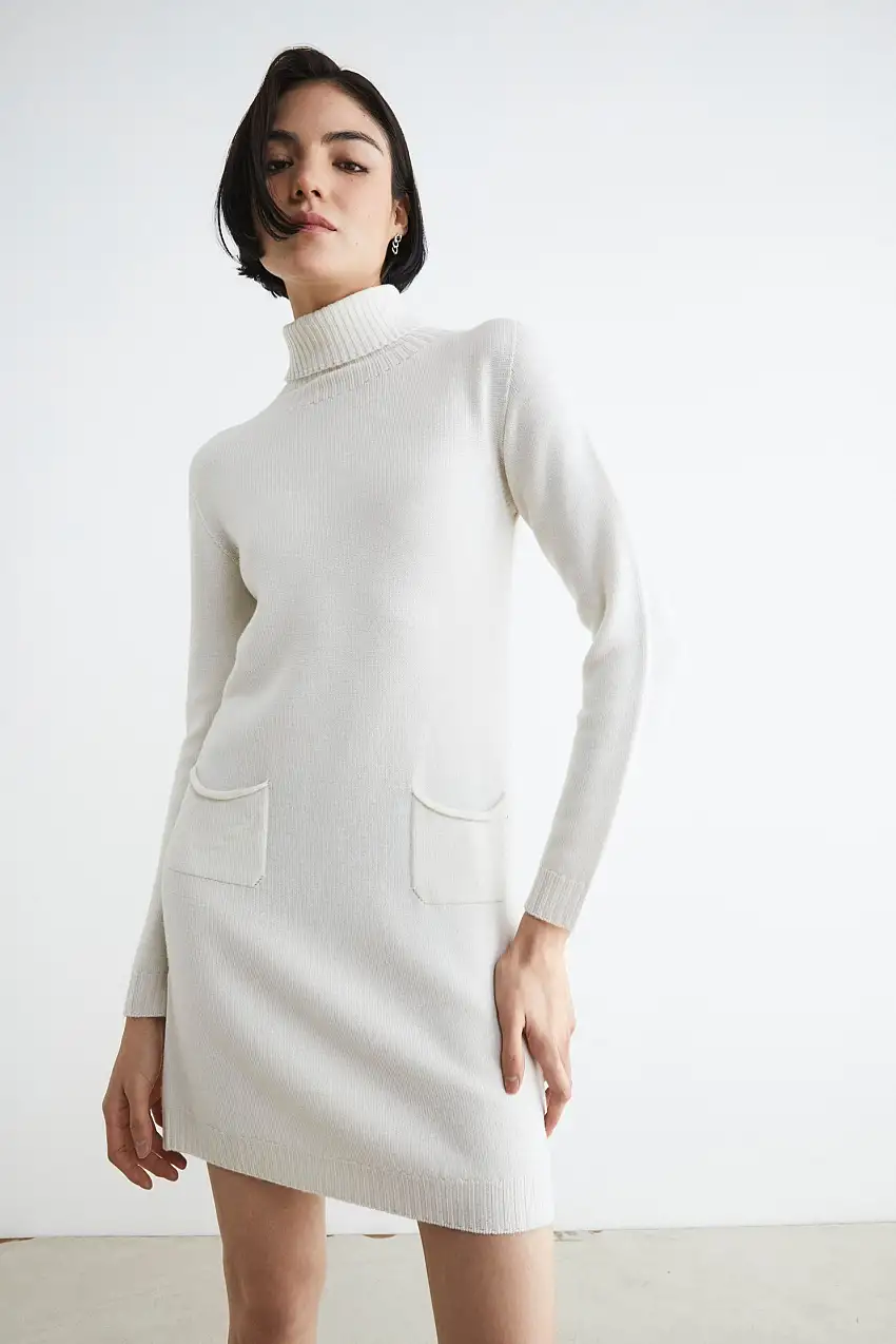 Abito in lana - ECRU