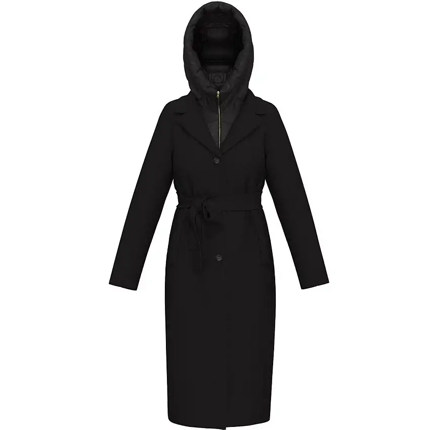 Cappotto Donna Taglio Sartoriale con Imbottitura Staccabile