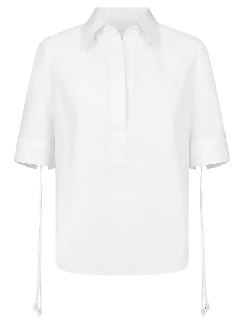 Camicia Dondup Popeline Bianco - Eleganza e Dettagli Gioiello