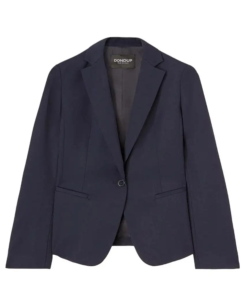 Blazer Dondup Gabardina di Viscosa - Lusso e Stile Italiano