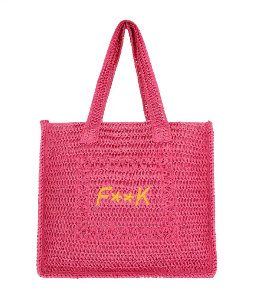 F**K Beach Bag Tote FA25-A055FX Fuchsia