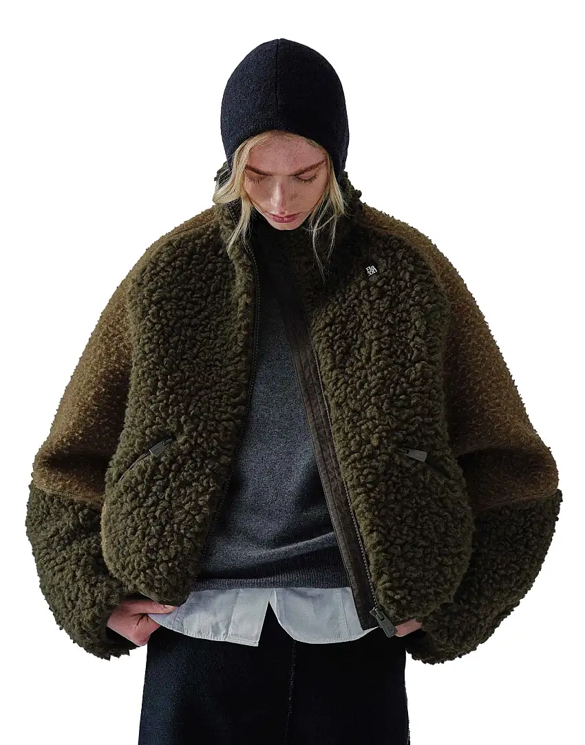 BACON Giacca in Teddy Bouclè