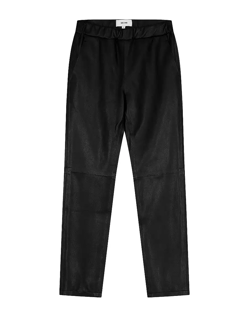 VIS A VIS Leggings in Pelle Vegan Black