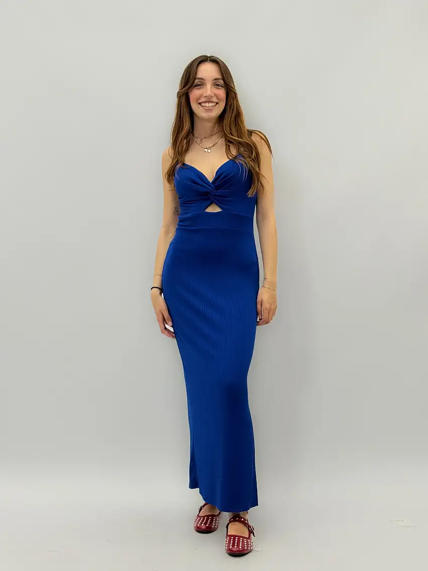 Abito a tubino con spallini