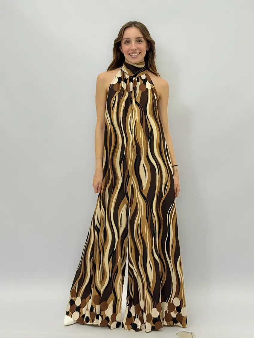 Tuta lunga con fantasia