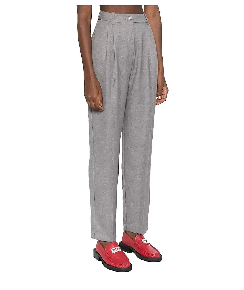 KAOS JEANS TROUSERS WITH PLEATS QIJCO004 LIGHT GREY