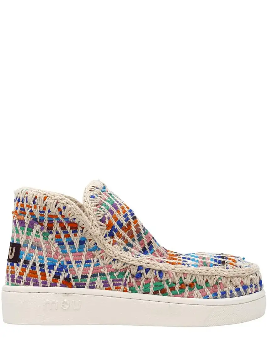 Summer eskimo sneakers textiles di Mou su