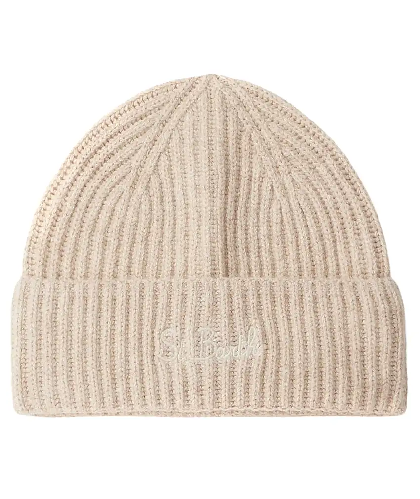 MC2 SAINT BARTH MOSS RIBBED HAT MOS001 BEIGE