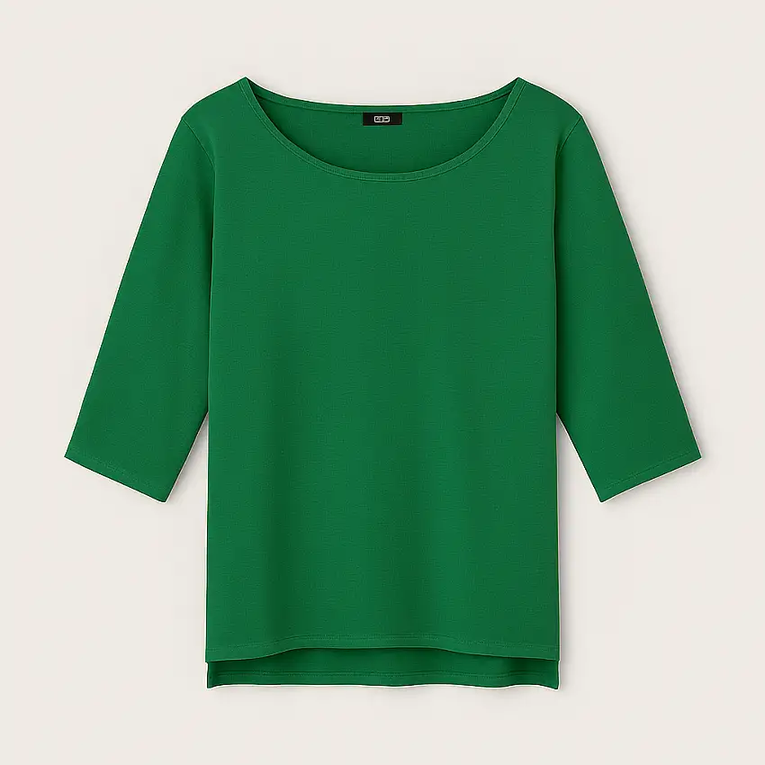 Blusa da donna di colore verde smeraldo