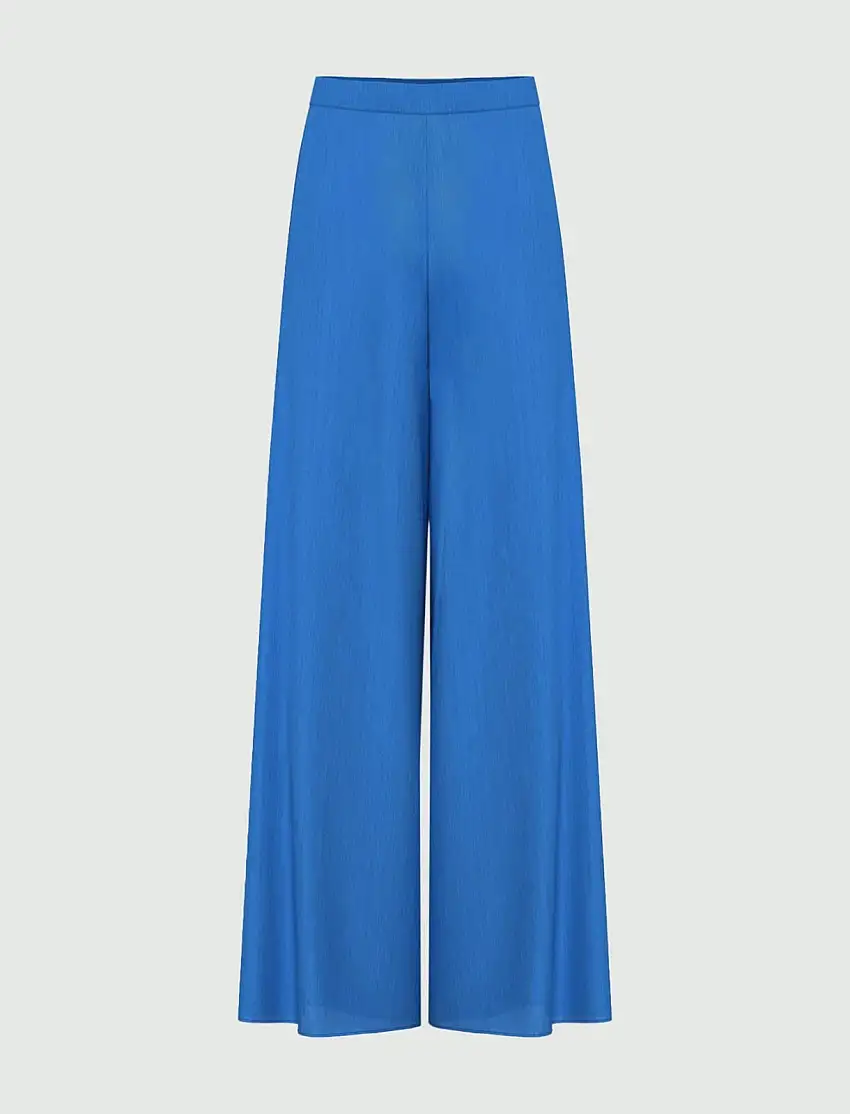 Pantalone da donna di colore blu zaffiro