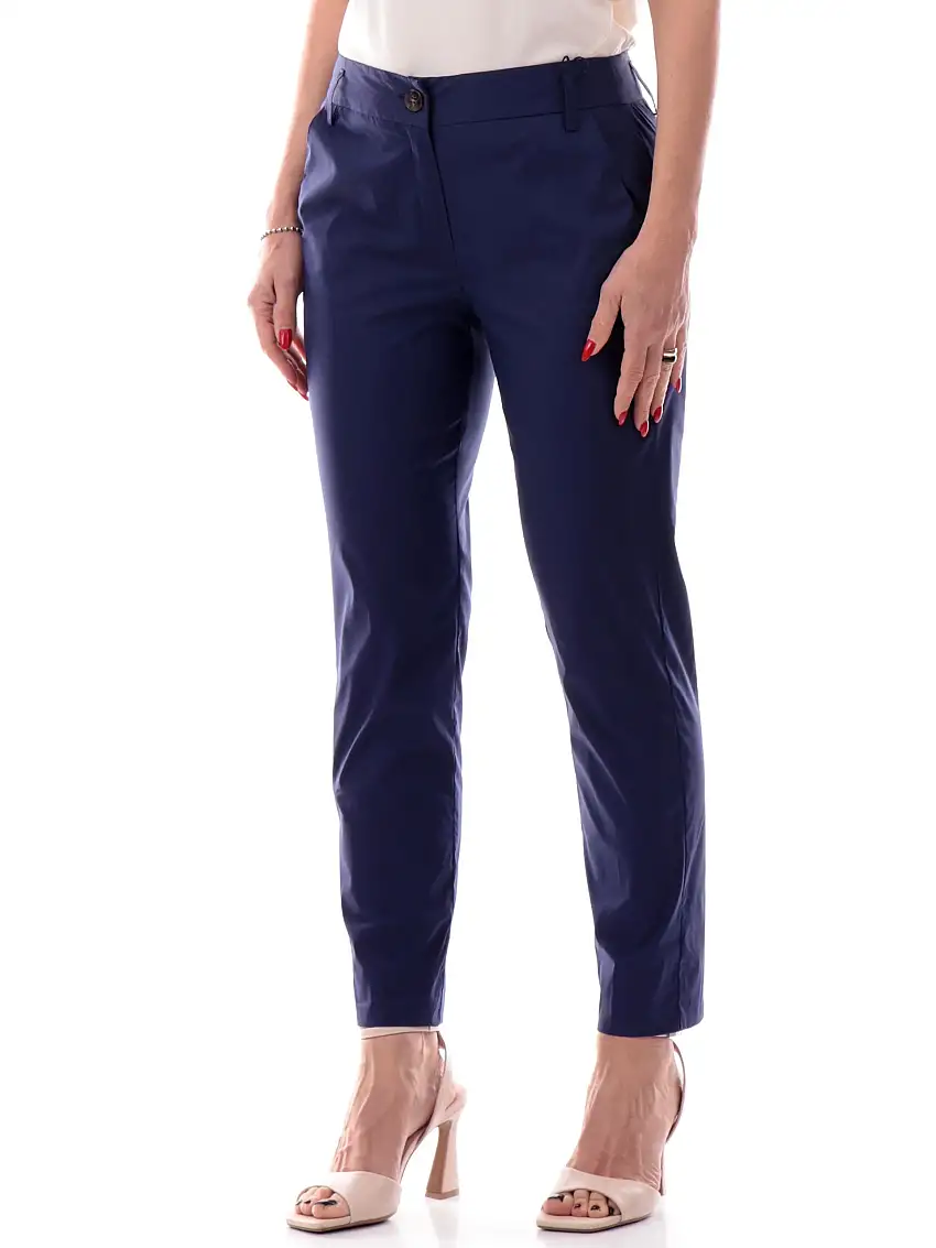 Pantaloni da donna di colore blu