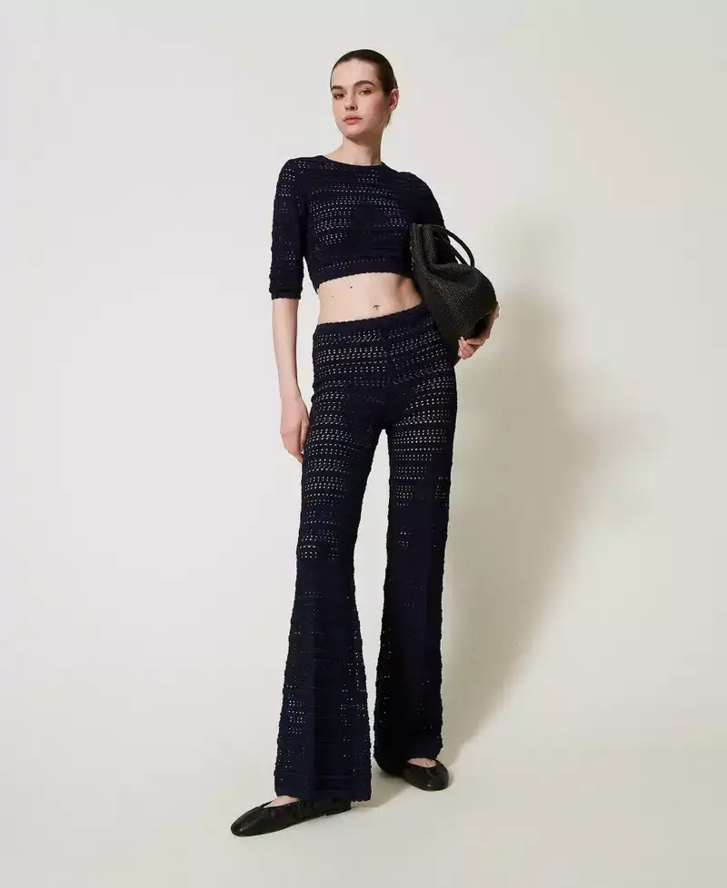 Pantaloni da donna di colore Blue Night