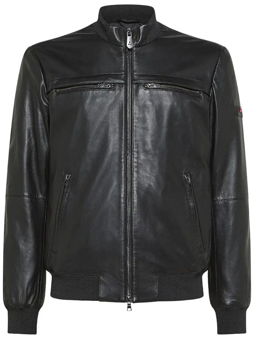 "Giacca Biker in Pelle Nappata SANDS LEATHER WS 04 - Eleganza e Stile | Vittorio Citro"