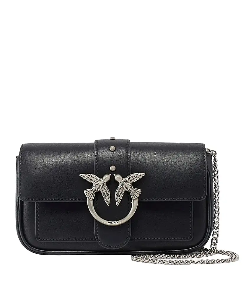 PINKO POCKET LOVE ONE SIMPLY BAG 100061-A0F1 BLACK