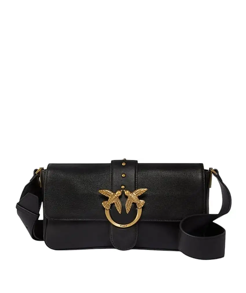 Pinko Love One Classic Slouchy Bag 104524-A0QO Black