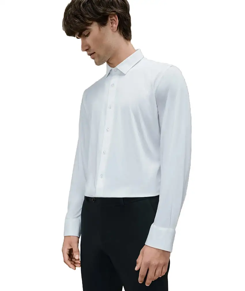 RRD Non-Iron Technical Fabric Shirt W24251 White