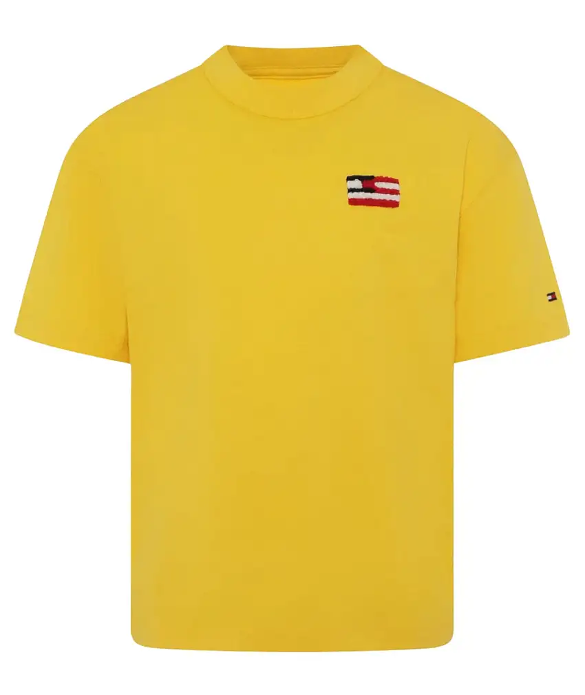 Tommy Hilfiger T-shirt con Bandierina TH KB0KB09531 Giallo
