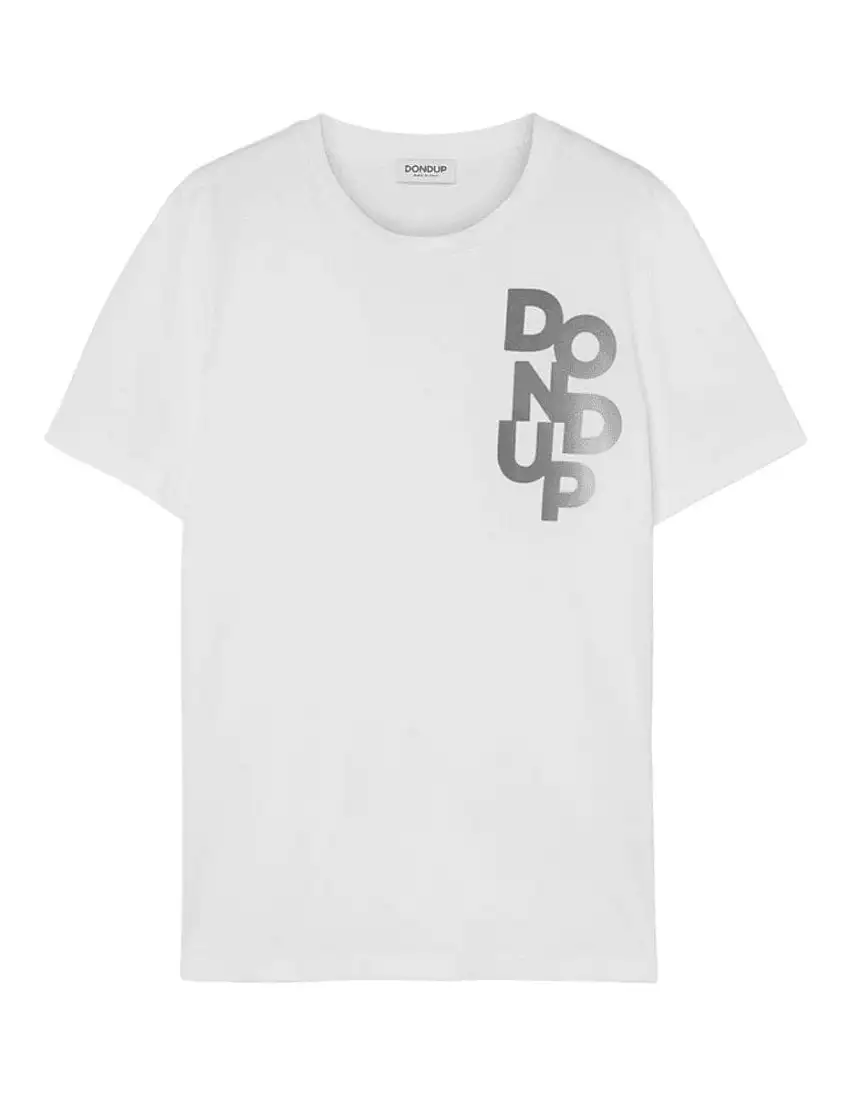 T-shirt logo metallico di Dondup su Vittoriocitro.it