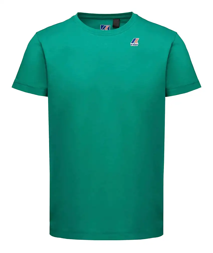 K-Way T-Shirt Le Vrai Edouard K007JE0 00Z Emerald Green