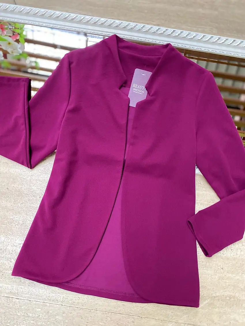 Blazer elastico basic Taglia comoda