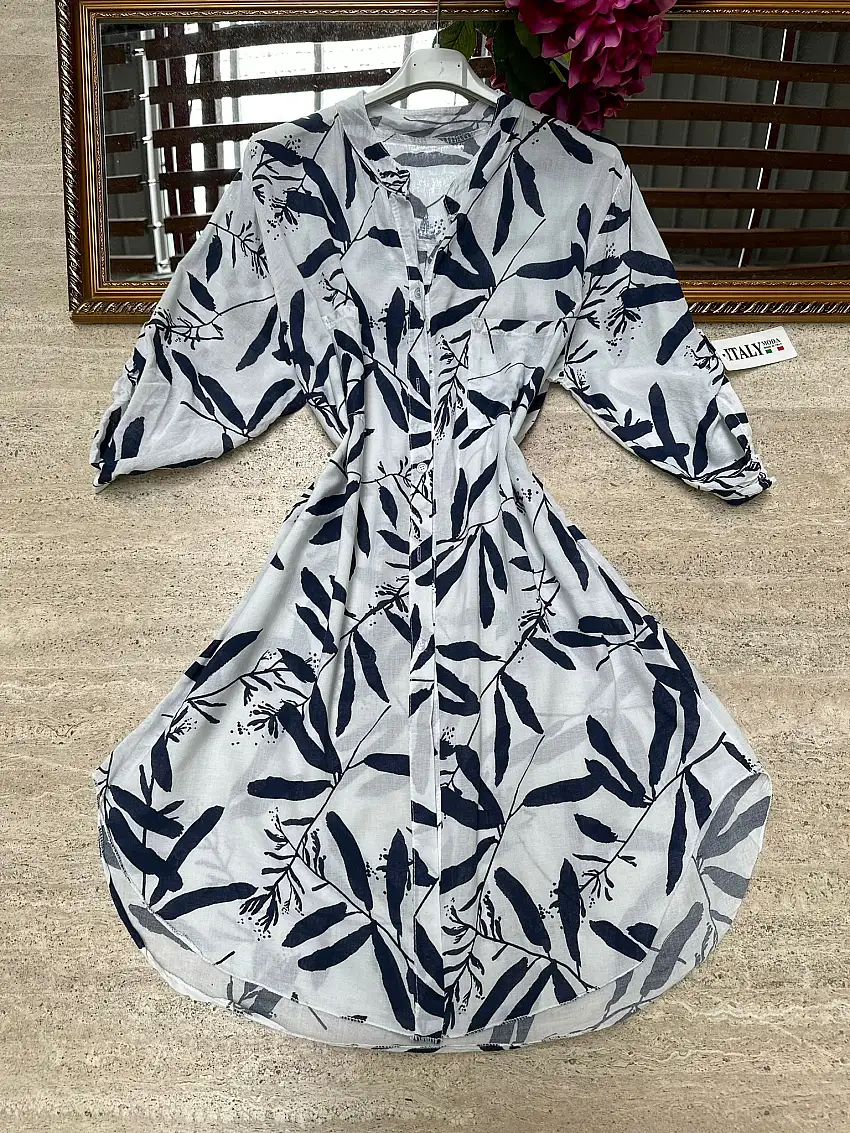 Copricostume in cotone con stampa