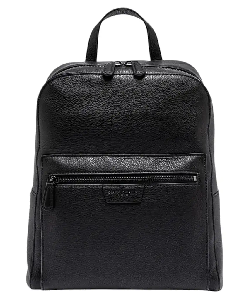 Zaino Uomo Pelle Martellata con Tasca Frontale | Gianni Chiarini Firenze