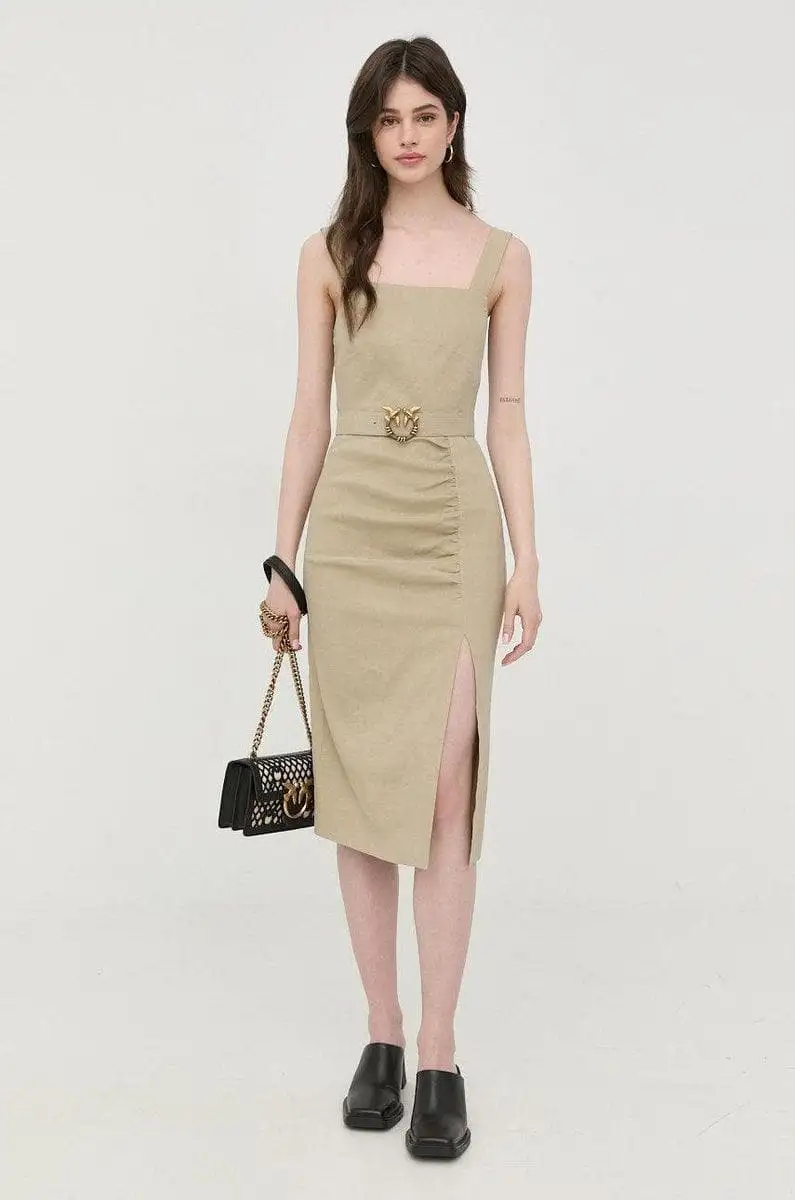 Abito in lino pinko di Pinko su Vittoriocitro.it